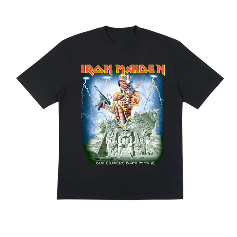 Iron Maiden Vintage Rock Band Distressed T-Shirt