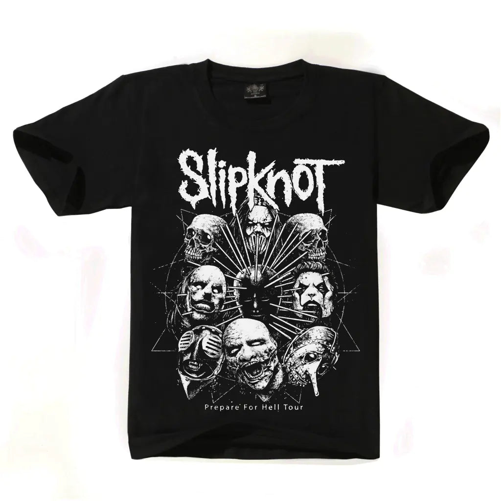 Vintage Rock Band Slipknot Short Sleeve T-Shirt
